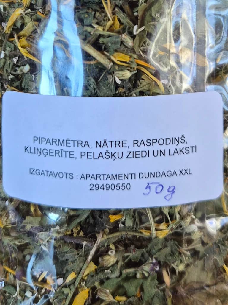 Lauku zāļu tēja ar kliņģerītēm - VESELĪGS SPĒKS! 50g