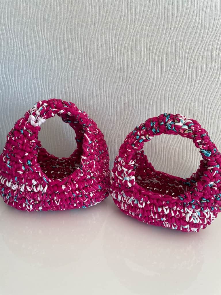 Tamborēta soma/grozs