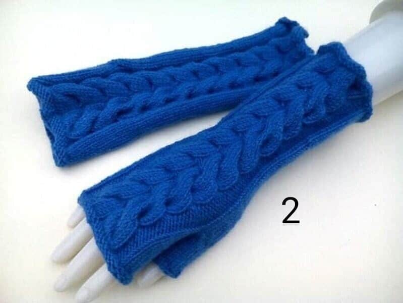 Sieviešu bezpirkstu cimdi, roku sildītāji