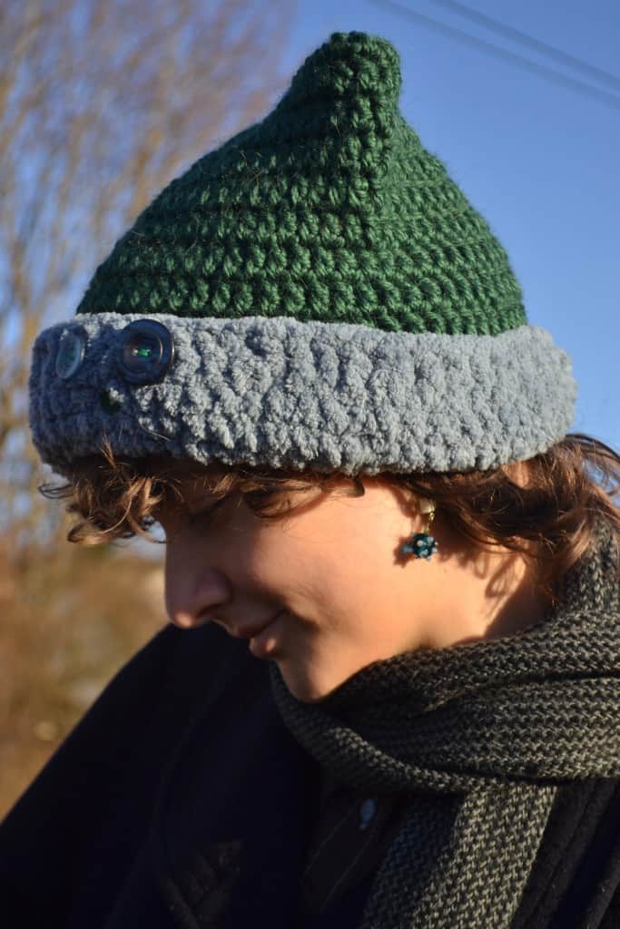 tamborēts zaļš mjau-bīnijs