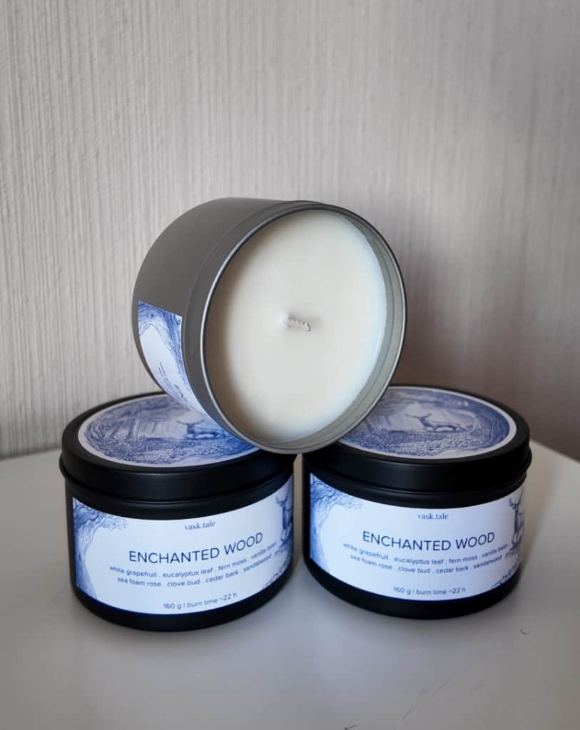 Sojas vaska svece "Enchanted Wood"