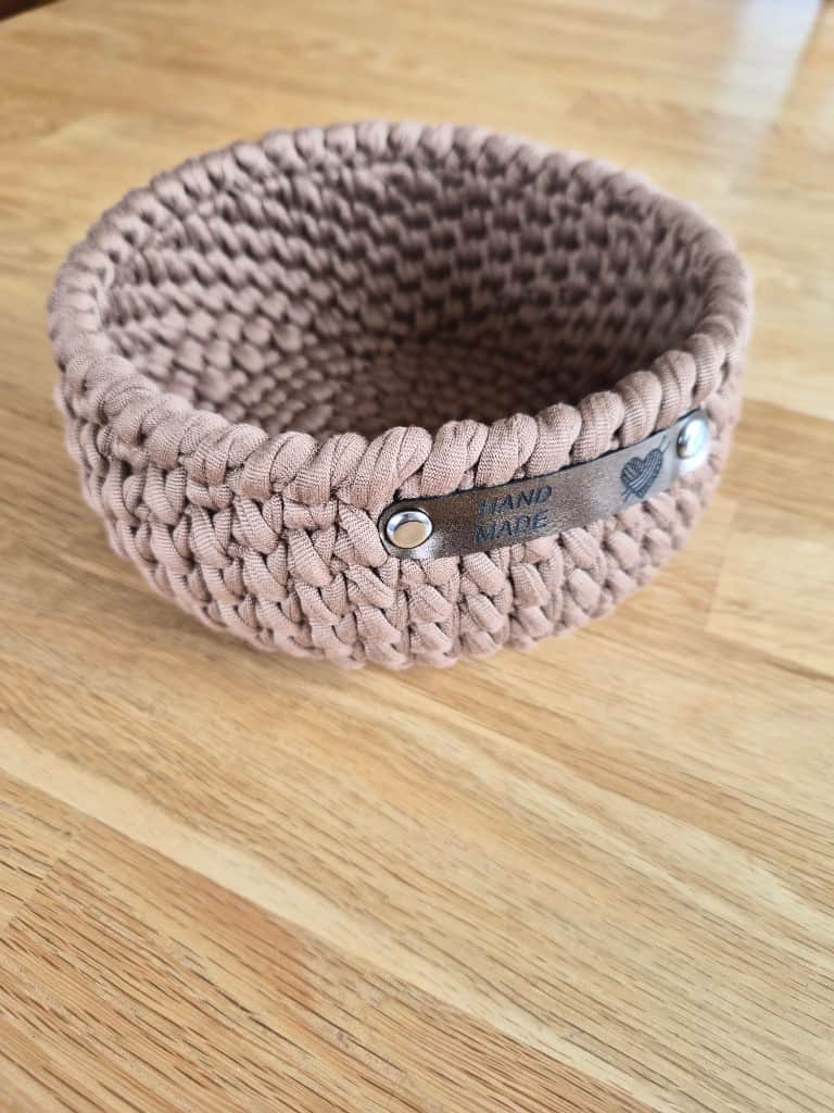 Tamborēti interjera grozi TEXTURA šokolāde