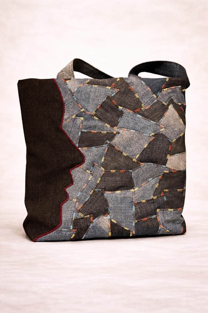 Džinsa soma “Putni”