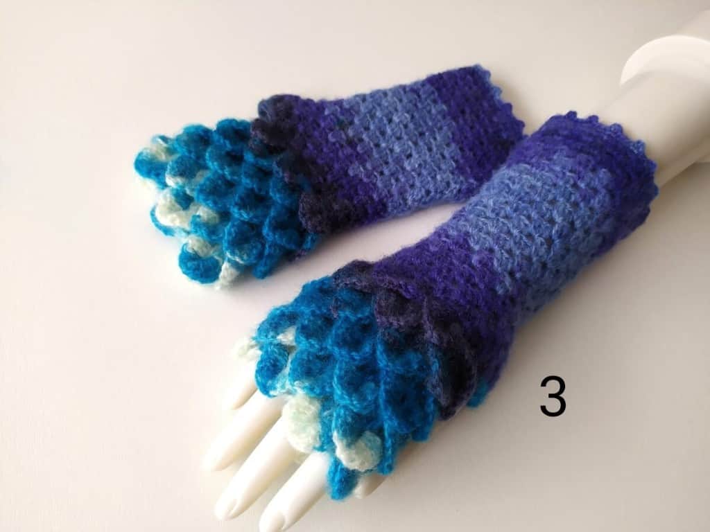 Sieviešu bezpirkstu cimdi, roku sildītāji ,,Dragon"