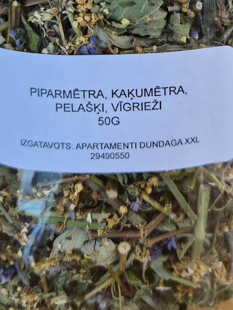 Lauku zāļu tēja ar vīgriežiem -MIERS UN VITAMĪNI , 50g
