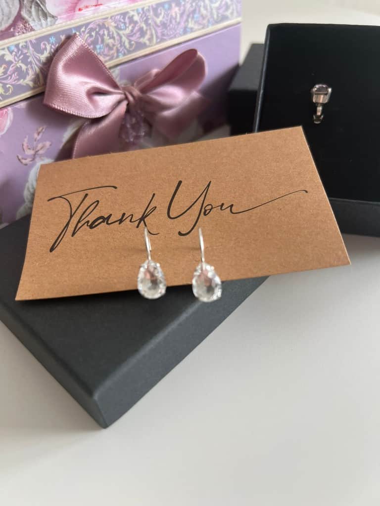 Preciosa kristālu lāsīšu auskariņi