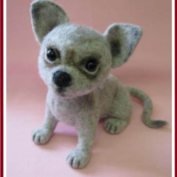 Ar adatu filcēts miniatūrs suns 17 cm x 17cm. Oriģināls roku darbs, kolekcionējama figūriņa, suvenīrs 