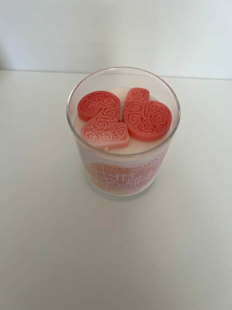 Sojas vaska svece - dzimšanas dienai