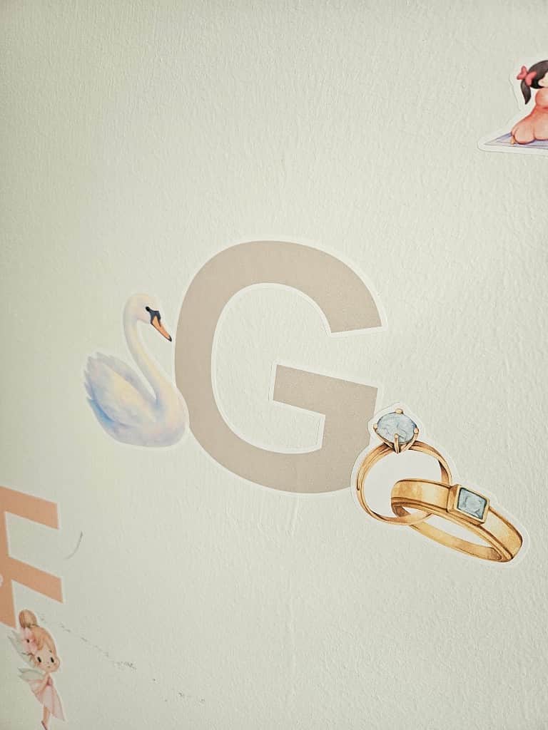 Līmpapīra uzlīmes "Alfabēts Pastelītis"