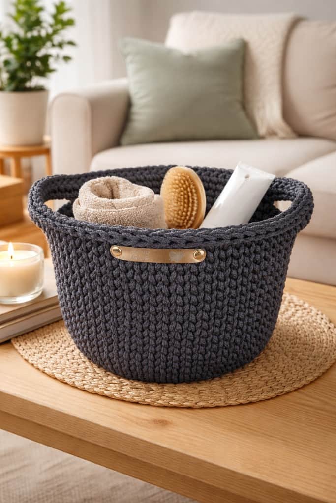 Tamborēts interjera grozs “OGLE" lielais