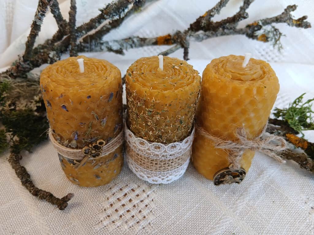 Sveces Bišu vaska komplekts