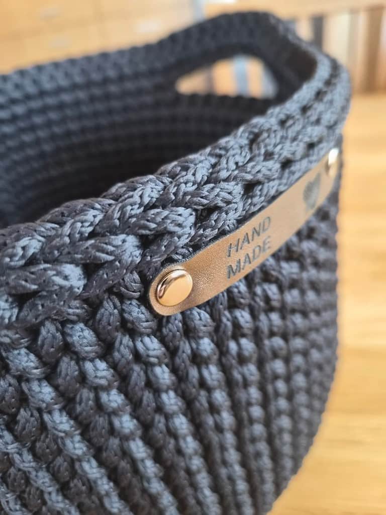 Tamborēts interjera grozs "OGLE" vidējais