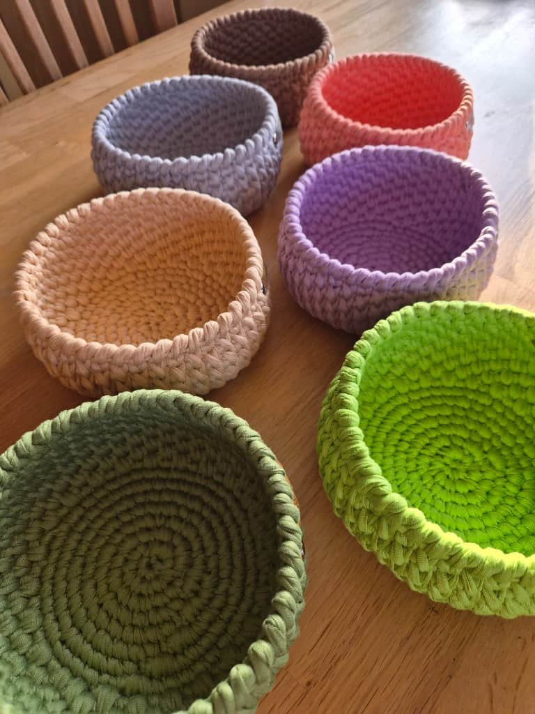 Tamborēti interjera grozi TEXTURA lavanda