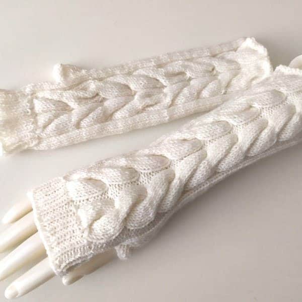 Sieviešu bezpirkstu cimdi, roku sildītāji