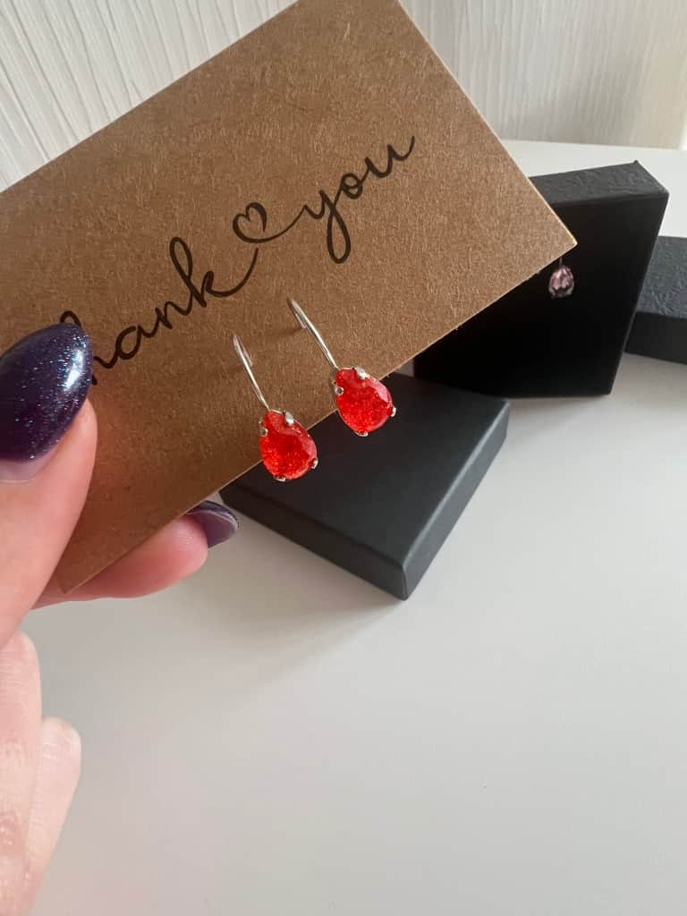 Preciosa kristālu lāsīšu auskariņi