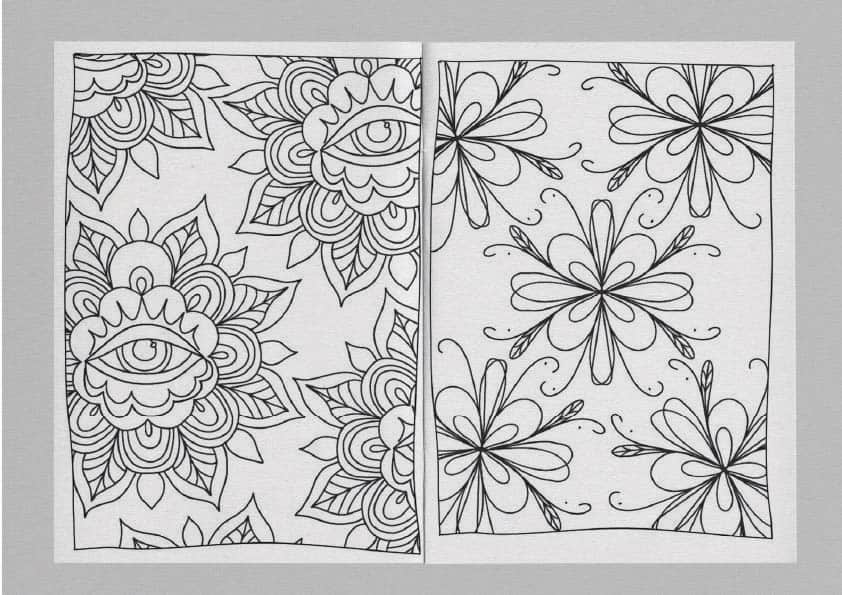 Mandalu krāsojamā grāmata | Krāsojamā grāmata relaksācijai | Krāsojamā grāmata bērniem un pieaugušajiem