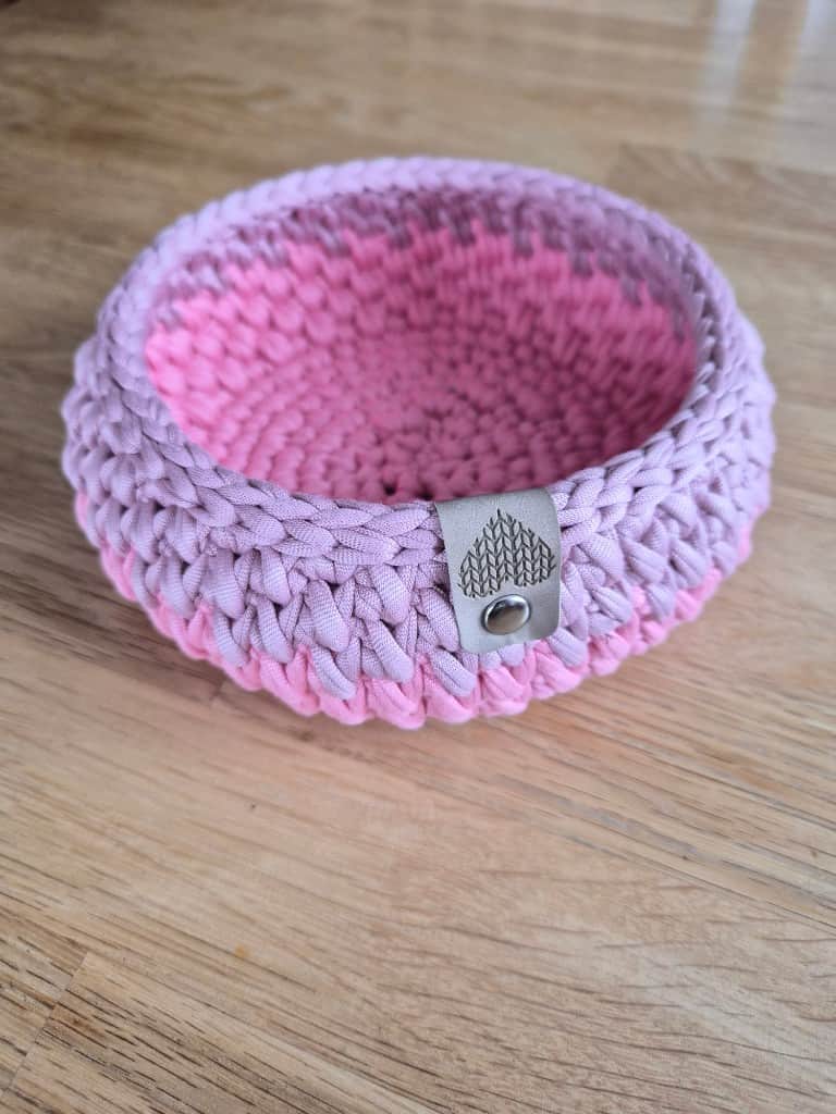 Tamborēti interjera grozi APAĻAIS roze