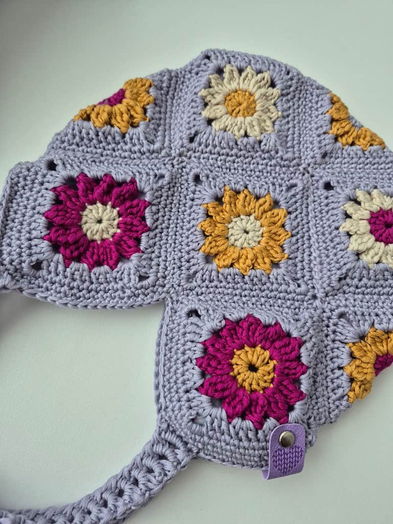 Tamborēta Daisy somiņa 