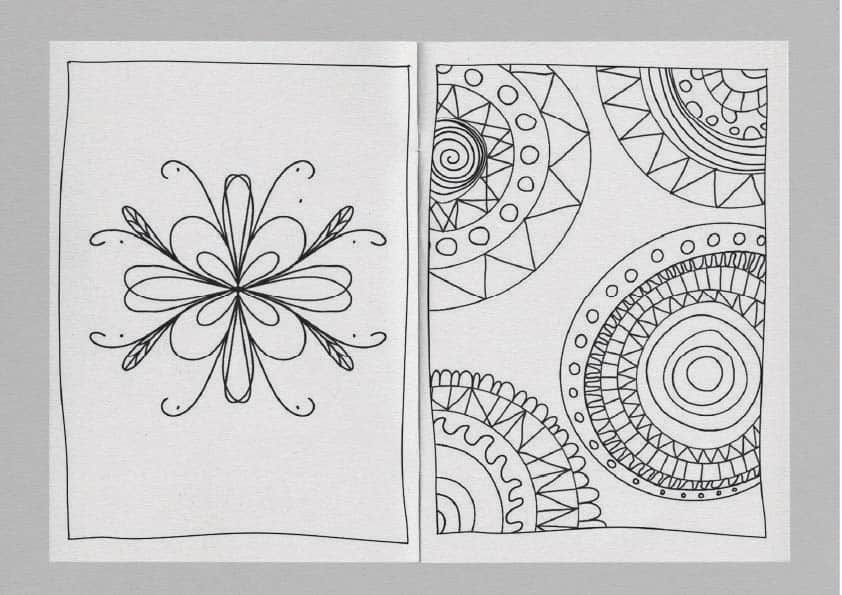 Mandalu krāsojamā grāmata | Krāsojamā grāmata relaksācijai | Krāsojamā grāmata bērniem un pieaugušajiem