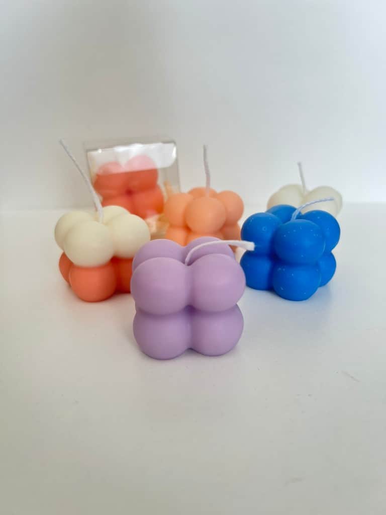 Sojas vaska mini burbuļsveces