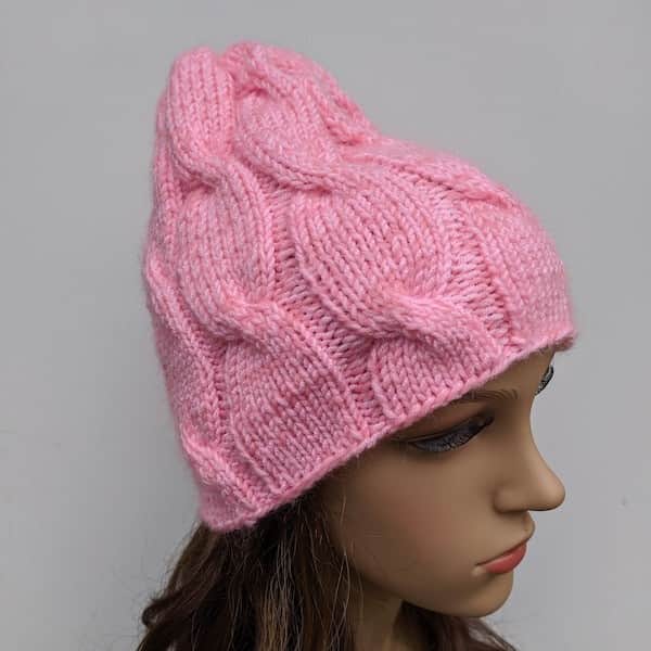 Adīta sieviešu cepure/Aksesuārs sievietēm 