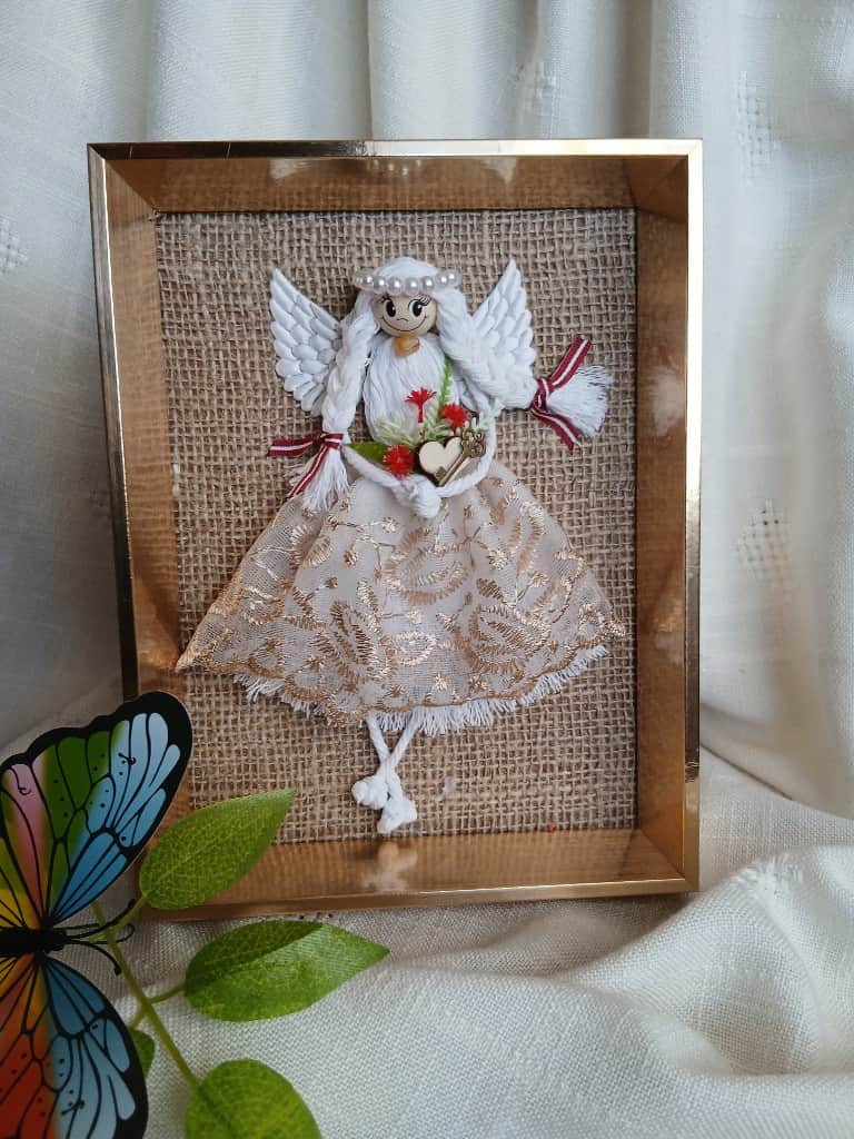 Eņģelītis zelta rāmītī, dāvana