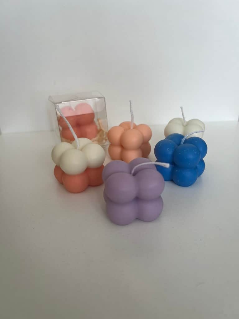 Sojas vaska mini burbuļsveces