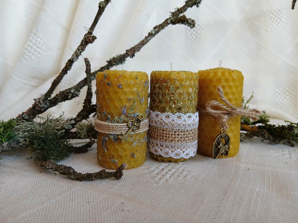 Sveces Bišu vaska komplekts