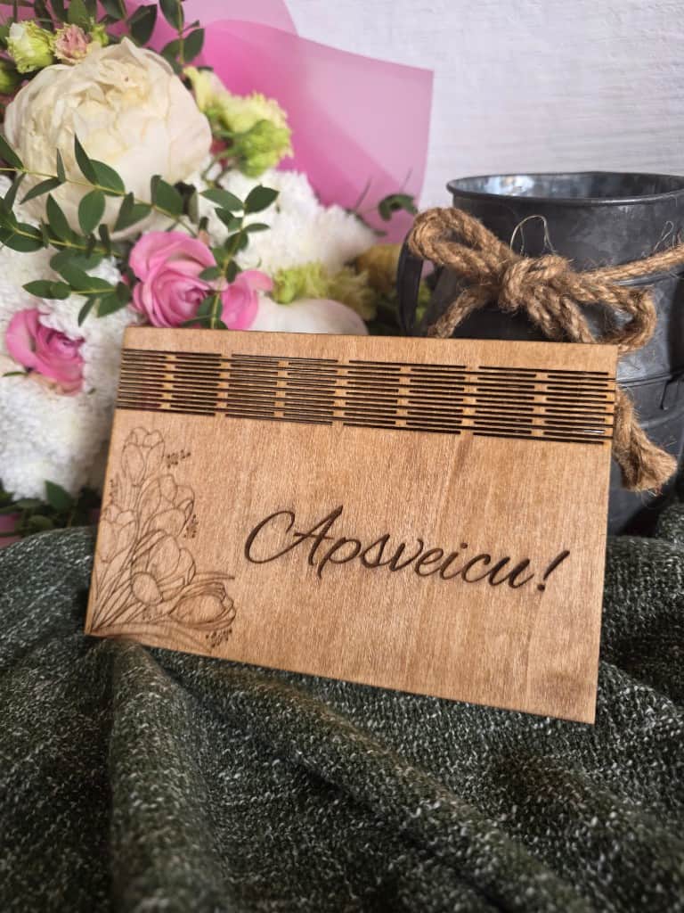 Atverama kartīte - Apsveicu