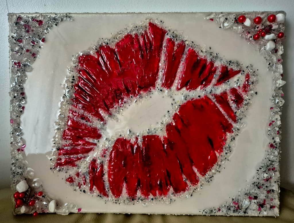 Glezna "Saldais skūpsts"