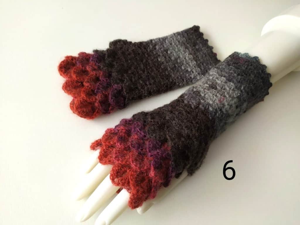 Sieviešu bezpirkstu cimdi, roku sildītāji ,,Dragon"