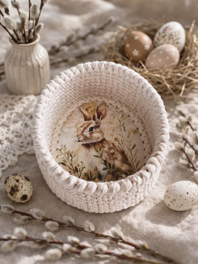 Tamborēti interjera grozi PĻAVAS ZAĶIS