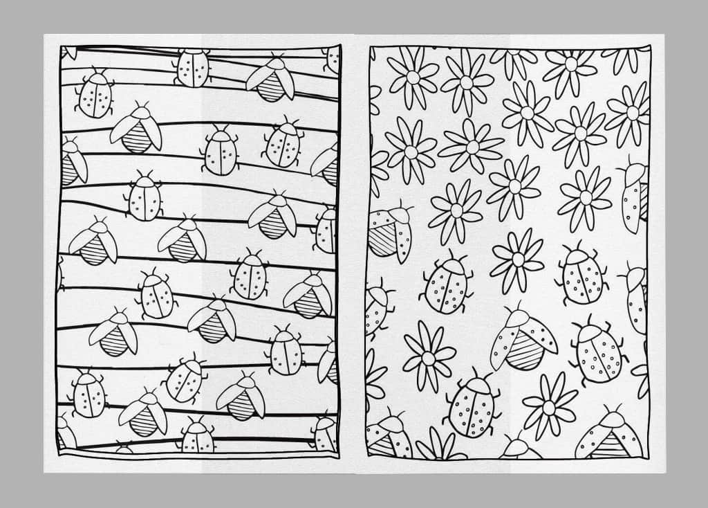 Margrietiņu un bizbizmārīšu krāsojamā grāmata | Krāsojamā grāmata | Bērniem un pieaugušajiem