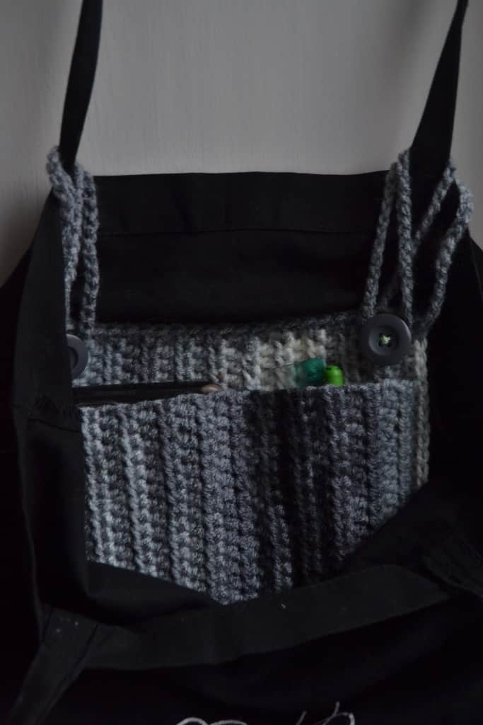 tamborēta ''iekškabatiņa'' auduma maisiņiem