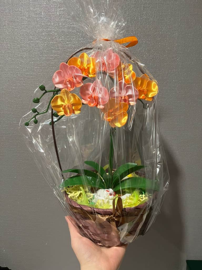 Mākslīgais interjera dekors ORHIDEJA