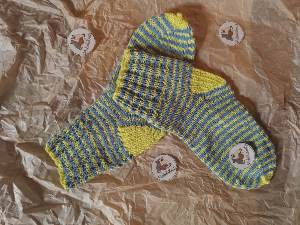 KiKnits zeķes Klasikās strīpas 26-27 izmērs