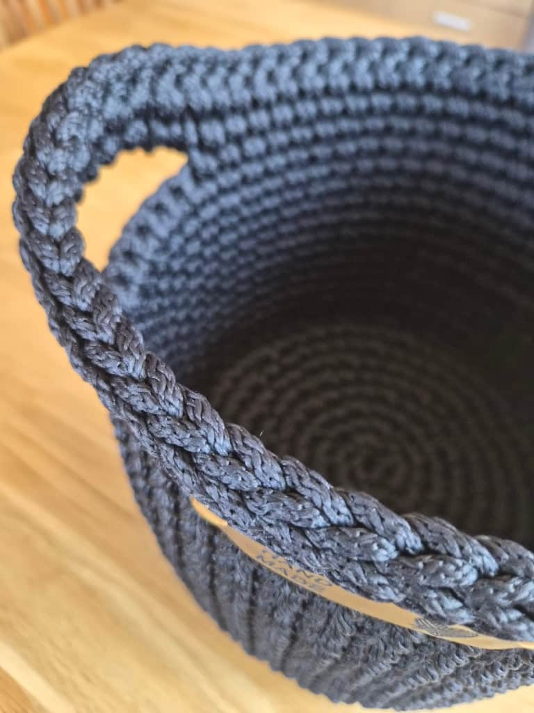 Tamborēts interjera grozs "OGLE" vidējais