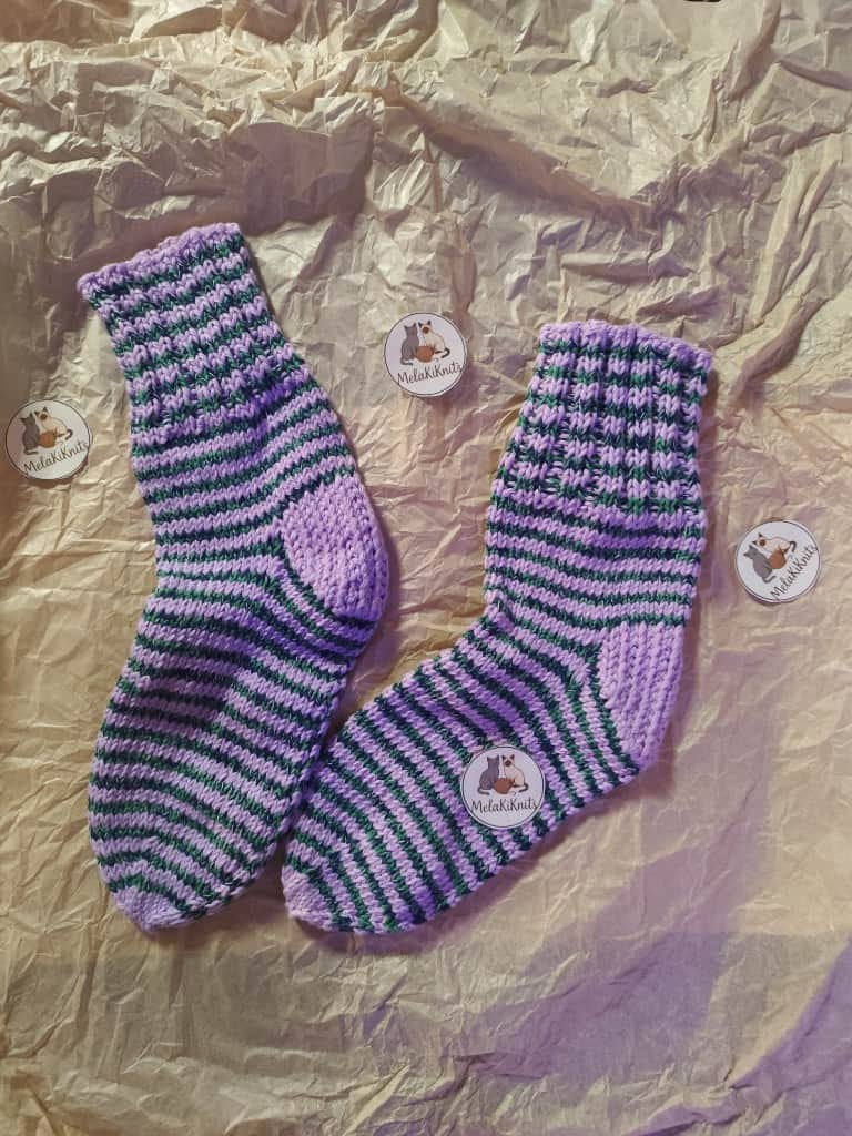 KiKnits zeķes Klasikās strīpas 28-29 izmērs