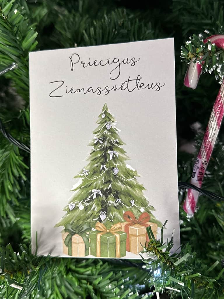 Ziemassvētku kartītes (atveramas)