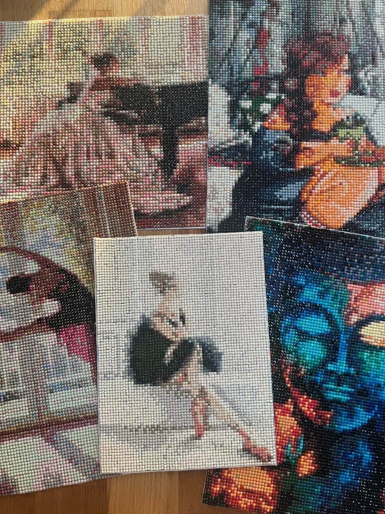 Dimanta mozaīku gleznas - Meitenes