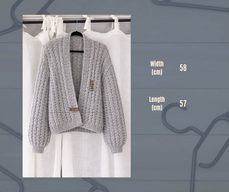 Mohēras kardigans ar pailletēm