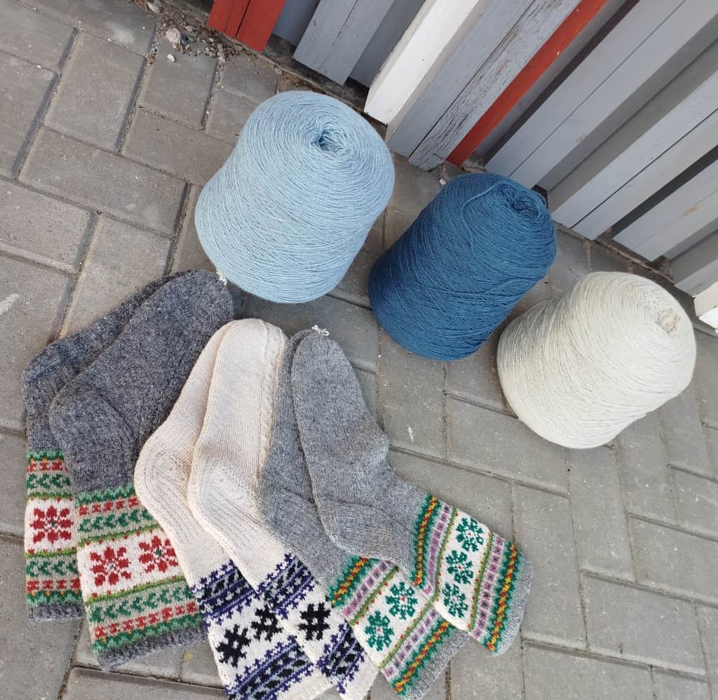 Vīriešu tautiskās zeķes 