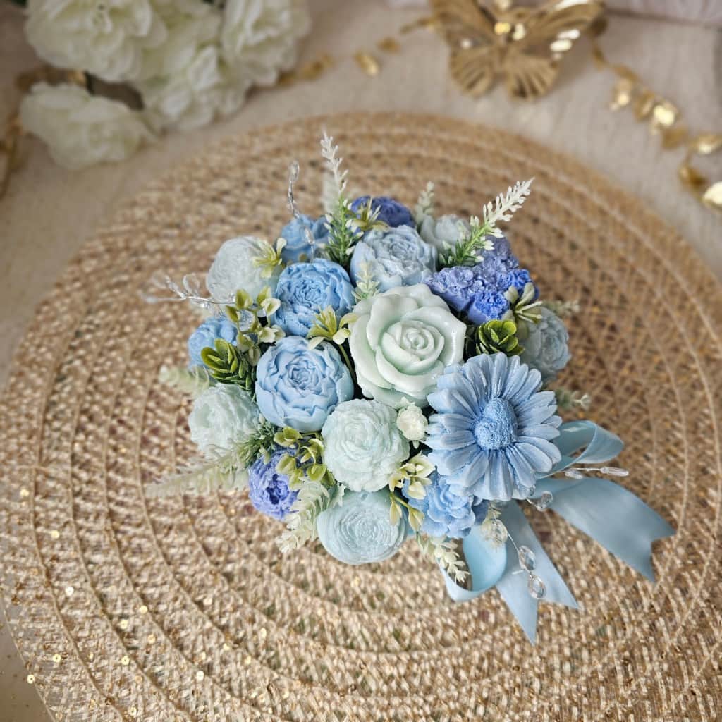 Aromātiskā sojas vaska ziedu kompozīcija 