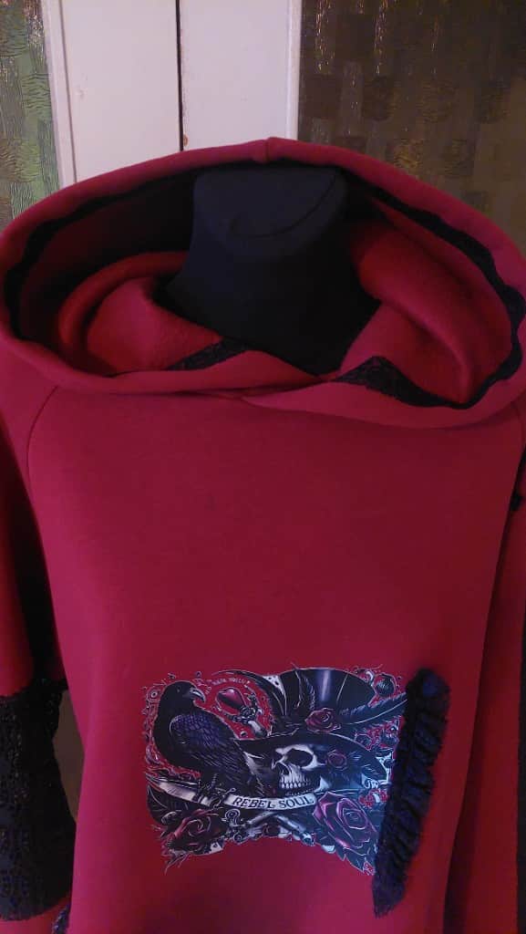 Siltinātās trikotāžas hūdijs