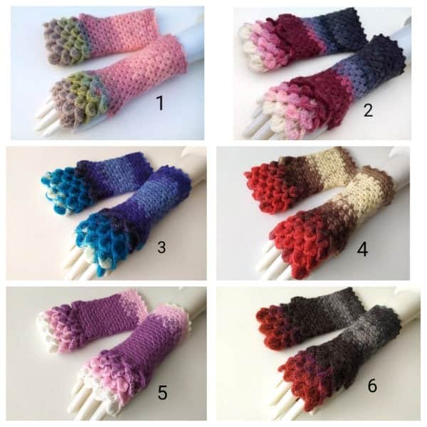 Sieviešu bezpirkstu cimdi, roku sildītāji ,,Dragon"