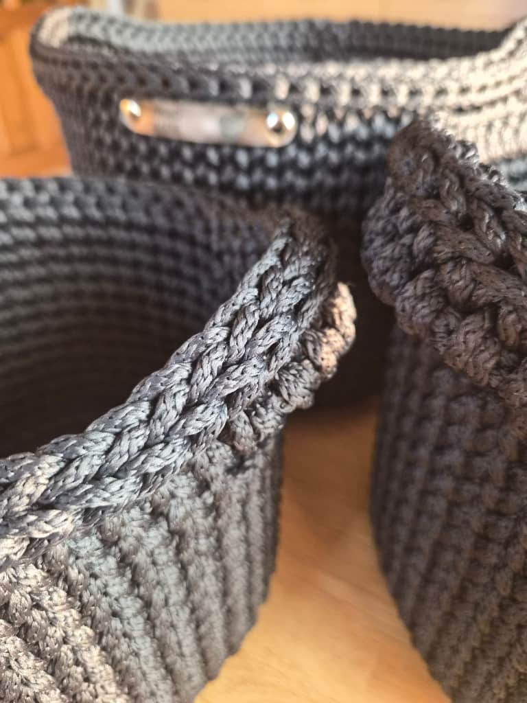 Tamborēts interjera grozs "OGLE" mazais