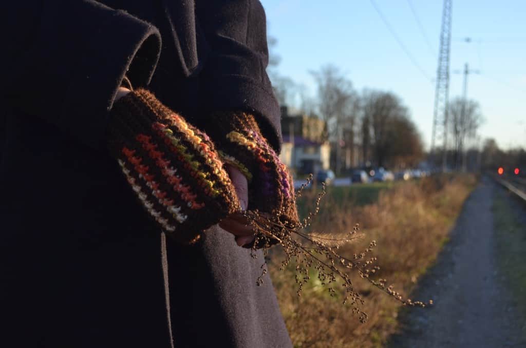 tamborēti roku sildītāji
