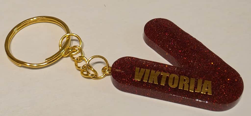 Atslēgu piekariņš burtiņš