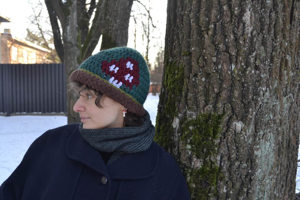 tamborēts mušmirīšu bīnijs