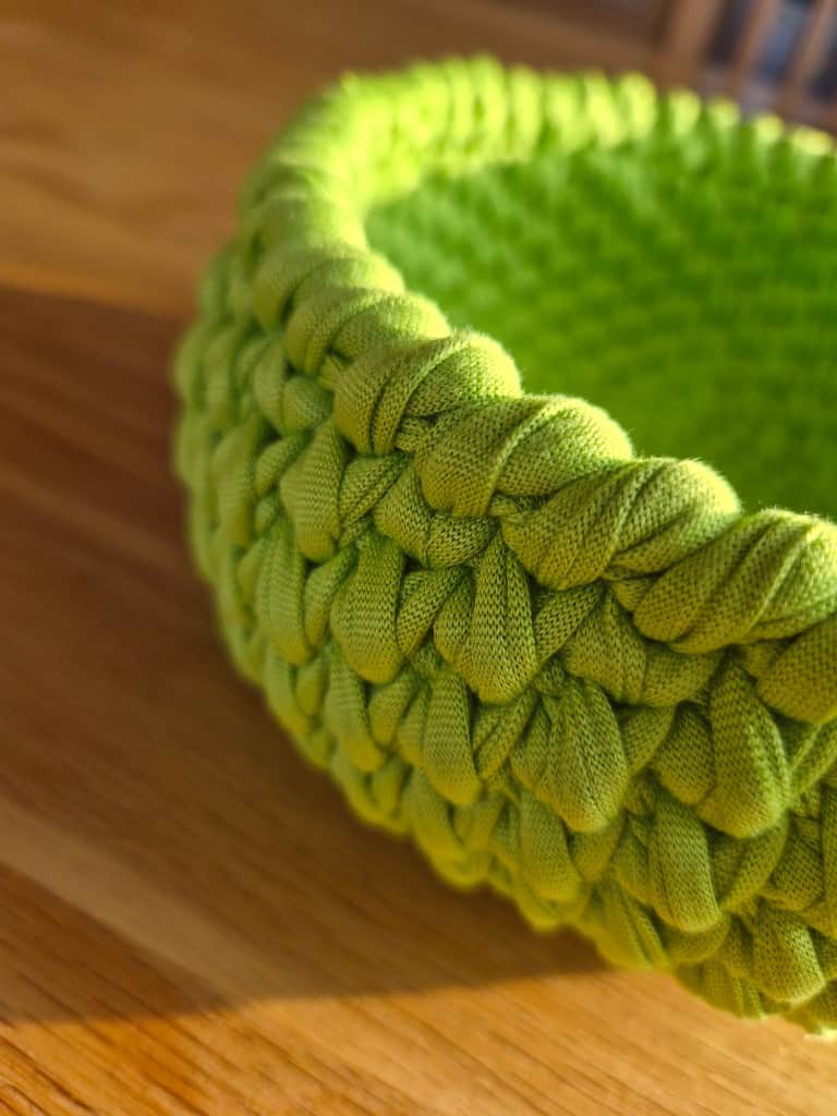 Tamborēti interjera grozi TEXTURA zaļais ābols